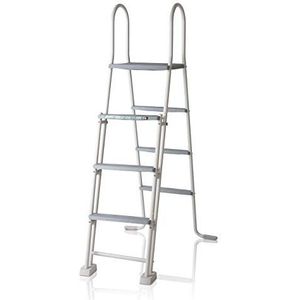 Gre ES1213 Ladder voor bovengronds zwembad, 137 cm grijs