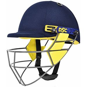 DSC BOUNCER Cricket Helmet for Men & Boys (Adjustable Steel Grill | Color: Blue | Light Weight | Size:Extra Small