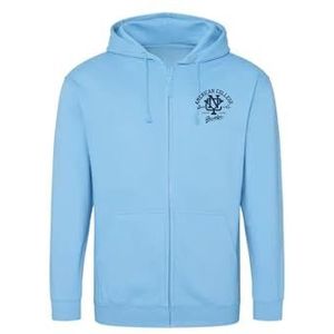 AMERICAN COLLEGE USA Sweatshirt Sweatshirt Print Warme Kleding Unisex Mannen en Vrouwen Casual Model ACSZW6 Sky Blue XXL, Turkoois, XXL