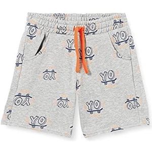 United Colors of Benetton Kinder- en jeugdshorts, Allover grijs 69h, 74