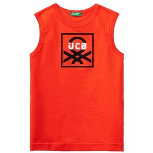 United Colors of Benetton Onderhemd voor kinderen en jongeren, Rood, 160