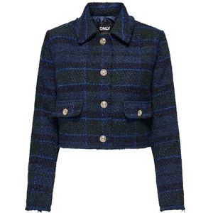 Only - ONLVALINKA - Tussenjas - Geruit - Bouclé - Licht Gevoerd