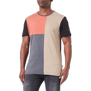 Blend Heren s/s T-Shirt, 190203/Gray Pinstripe, M