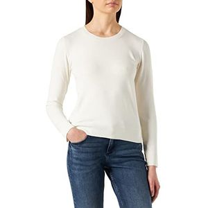 Sisley Womens L/S 14ETM100F Sweater, White 074, M, Wit 074, M