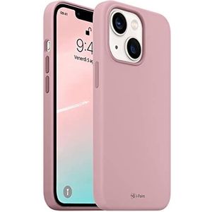 i-Paint 223004 Solid Case Pink Ultra-flexibele siliconen voor iPhone 13 Mini, getextureerd gevoel voor betere grip en grip, dun en soepel, volledige bescherming aan 4 zijden