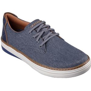 Skechers Heren Hyland Ratner Casual Schoenen, Navy Canvas, 41 EU, Navy Canvas, 41.5 EU