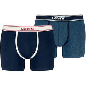 Levi´s - Remastered Boxers - Boxershorts - Zwart - Katoen - 2-Pack