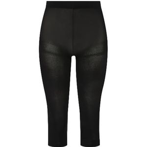 Ulla Popken Damespanty, 80 denier, zwart, 50-52