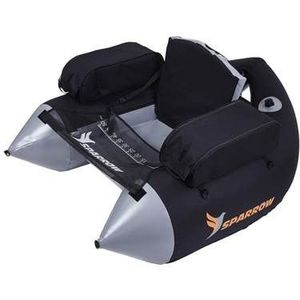 Sparrow Float Tube voor volwassenen, uniseks, zwart/grijs, eenheidsmaat