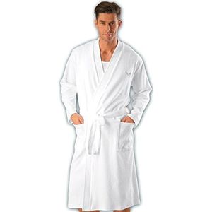 Trigema Lichte badjas voor heren, wit (wit 001), S