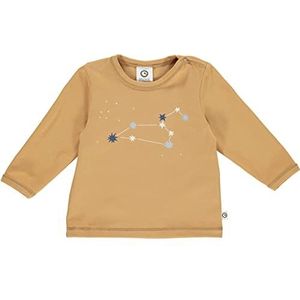 Müsli by Green Cotton Baby-jongens Zodiac Print L/S T-shirt, bruin (cinnamon), 80 cm