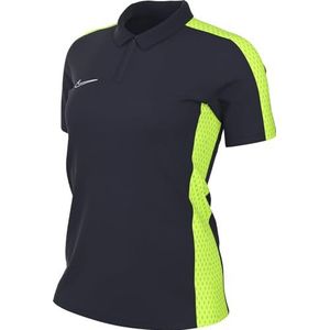 Nike Dames Short Sleeve Top W Nk Df Acd23 Polo Ss, Obsidiaan/Volt/Wit, DR1348-452, S