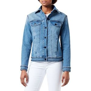 Love Moschino Dames denim Jakcet met Studs Jacket, denim, 44