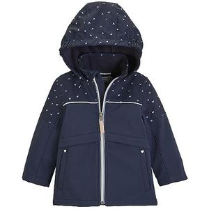 first instinct by killtec kinderen Softshell jas/outdoorjas met capuchon FIOW 7 MNS SFTSHLL JCKT, dark blue, 86, 39955-000