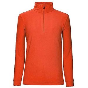 Rock Experience Unisex Tempus H Zip Sweatshirt, Cherry Tomato, 128, cherry tomato
