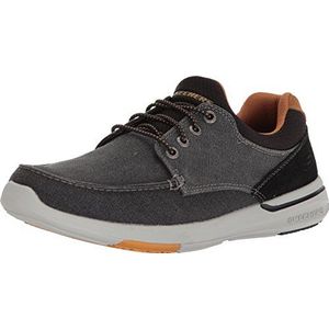 Skechers Elent-Mosen Sneakers voor heren, Zwart, 45 EU