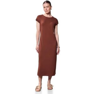 Street One - Studio - Gebreide Jurk - Bruin - Midi