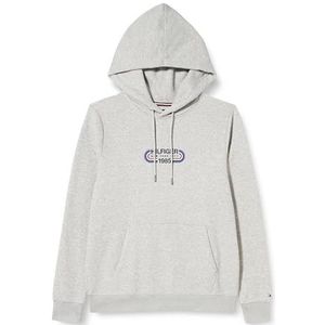 Tommy Hilfiger Hoodies voor heren, Grijs (lichtgrijs Heather), S