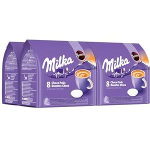 SENSEO Milka Chocolademelk Pads (32 Pads - Volle en Romige Chocolademelk van Milka voor SENSEO Koffiepadmachines) - 4 x 8 Milka SENSEO Pads