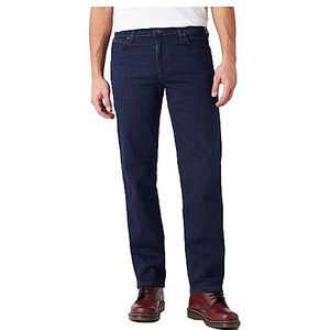Wrangler heren Jeans TEXAS, zwart, blauw, 31W / 36L