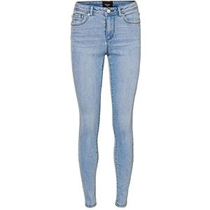 VERO MODA Mid Waist Skinny Jeans VMTANYA Light Denim