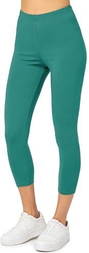 Merry Style - MS-MS10-199-LE - Capri Leggings - Donkerturquoise - 3/4 Lengte - Katoen