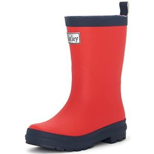 Hatley Klassieke Wellington regenlaarzen voor kinderen, uniseks, klassieke rubberlaarzen, Rode marine, 39.5 EU