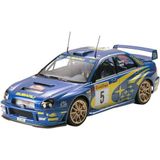 TAMIYA 24240 1:24 Subaru Impreza WRC 2001 - getrouwe replica, modelbouw, kunststof kit, hobby, lijmen, modelbouwdoos, montage, onbeschilderd, veelkleurig