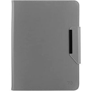 T'nB Universele beschermhoes voor tablet tot 10 inch, modieus en kleurrijk ontwerp, compatibel met Apple Ipad Retina, Ari, 7e, 8e, 9e generatie/Samsung Galaxy Tab, Note - zilver