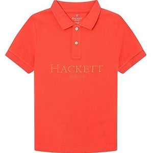 Hackett London Hackett LDN Polo T-shirt voor jongens, Koraal, 5 jaar