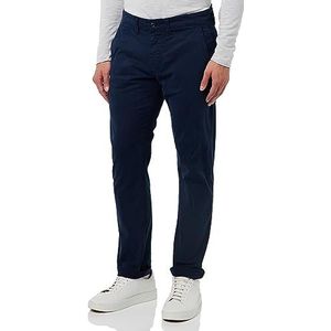 camel active Heren Slim Fit Chino, blauw, 32W / 34L