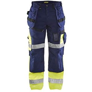 Blakläder 150818608933D84 X1500 High Vis broek klasse 1, D88, Marine Bleu/Jaune