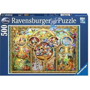 Ravensburger 141838 puzzel Most famous Disney characters - Legpuzzel - 500 stukjes, meerkleurig