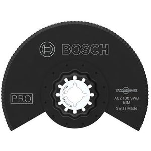 Bosch 1x PRO Multi Material ACZ 100 SWB multitoolzaagblad (voor Dakvilt, Polystyreen PS, Ø 100 mm, Professional Accessoires Multitool)
