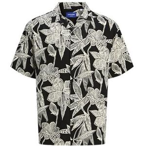 Jack & Jones, Heren, Overhemden, Zwart, Maat: XL Katoen,