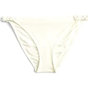Koton Bikinibroekje voor dames, zijdetail, regular waist, zwembroekje, gebroken wit (001), 38