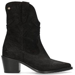 Fred de la Bretoniere Jolie Western Bootie enkellaars voor dames, zwart, 37 EU, zwart, 37 EU