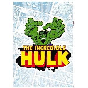 Komar Marvel muursticker Hulk Comic Classic - 50 x 70 cm (breedte x hoogte) - 1 deel - deco-stickers, wandstickers, wandstickers, wanddecoratie, kinderkamer - 14075h