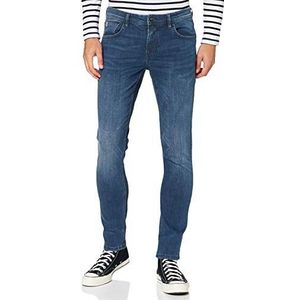 TOM TAILOR Denim Mannen Skinny Culver Stretch Jeans 1021586, 10163 - Dark Stone Blue Grey Denim, 30W / 30L