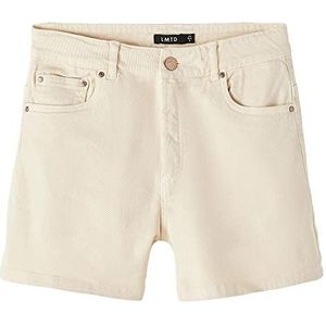 NAME IT Nlfcolizza TWI Hw Mom Noos Shorts voor meisjes, havermout, 128 cm