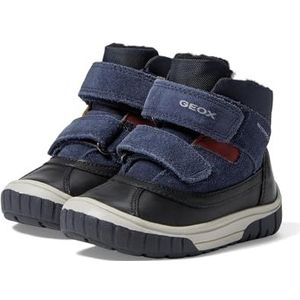 Geox Baby B OMAR BOY WPF C enkellaars, zwart/marineblauw, 2 UK kind, Zwart Navy, 2 UK Child