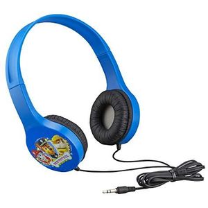 ekids PW-V126 versie 2 Disney Paw Patrol hoofdtelefoon met volumebegrenzing en grootteverstelling, blauw