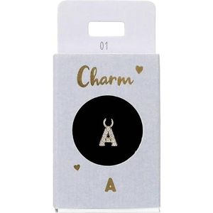 Depesche 11834-001 Bedel letter A, vergulde hanger voor kettingen, armbanden en oorbellen, ideaal als klein geschenk