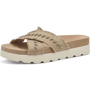 Tamaris Dames 1-27413-44 slipper, beige, 38 EU, beige, 38 EU