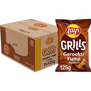 Lay's Grills Chips, Doos 9 stuks x 125 g