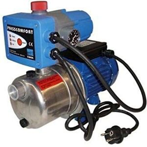 Presscomfort 623GP02101425 eenfasen-centrifugaalpomp, model 2CDXM 120/20G, 230 V, horizontale tank 20 liter, blauw