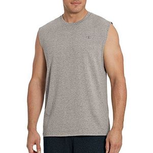 Champion Heren Classic Jersey Muscle T-Shirt, Oxford Grijs, S