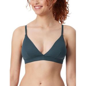 Soft BH Organic Cotton met uitneembare pads - Pure Rib, Jeansblauw_179915, C