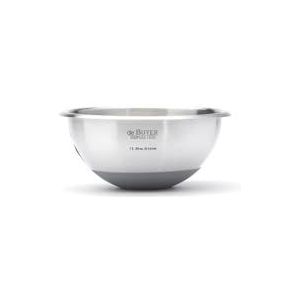 De Buyer 3373.16 Roestvrijstalen en siliconen halfronde bakschaal, diameter 16 cm