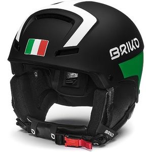 Briko, Helmet, uniseks, voor volwassenen, mat zwart-wit, ML